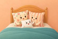 داستان تصویری اولین شبِ بالشِ کوچک برای کودکان