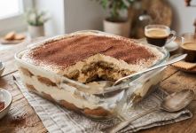 طرز تهیه تیرامیسو با پتی بور و خامه صبحانه؛ دسر کافی شاپی بدون فر با طعمی بی نظیر
