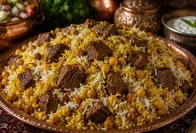 طرز تهیه نخود پلو با گوشت تکه ای؛ یک غذای اصیل، مقوی و خوش عطر برای مهمانی و دورهمی