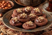 طرز تهیه شیرینی فندقی شکلاتی خانگی؛ شیرینی لطیف و خوش عطر برای پذیرایی و عصرانه