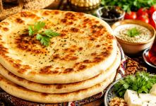 نان تابه ای ساده و نرم؛ نانی فوری و خوشمزه برای صبحانه و شام بدون فر