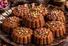 طرز تهیه حلوا خرمایی شیرازی قالبی و بدون شکر؛ شیرینی سنتی خوش عطر و مجلسی