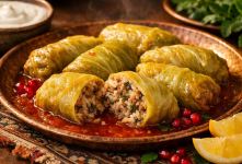 طرز تهیه دلمه کلم برگ؛ راز خوشمزگی یک دلمه مجلسی و خوش عطر