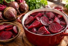طرز تهیه لبو قرمز و خوش رنگ در قابلمه؛ لبوی شیرین و براق مثل لبو فروشی ها