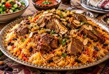 طرز تهیه پلو گوشت عربی به روش رستورانی؛ پلویی مجلسی با گوشت نرم و ادویه های معطر
