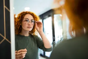 چگونه با عینک طبی جذاب تر به نظر برسیم؟ این تکنیک معجزه می کند !