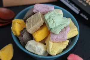 طرز تهیه بستنی خشک پفکی در خانه