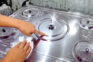 بدون نیاز به پشم فولاد - من اجاق گازم را فقط با ۲ ماده اولیه برق انداختم