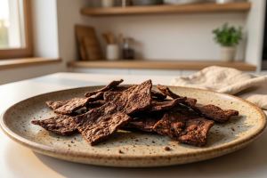 طرز تهیه چیپس شکلاتی پروتئینی با 3 قلم مواد و بدون شکر در 15 دقیقه