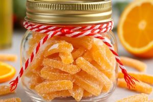 طرز تهیه پاستیل شکری پرتقال فقط با ۳ قلم مواد