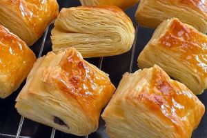 دستور تهیه خمیر هزارلا خانگی سریع با ۷۲ لایه ترد و پوک برای انواع شیرینی و دسر