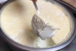 طرز تهیه ماست پرچرب قالبی با سرشیر ضخیم و بدون آب انداختن
