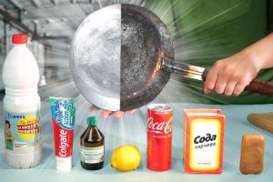 بهترین روش پاک کردن سوختگی و سیاهی ضخیم پشت قابلمه