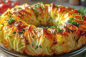 ناهار سریع و خوشمزه با کلم بدون نیاز به پیچیدن و کثیف کاری