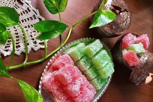 طرز تهیه راحت الحلقوم شیرینی ساده و خونگی