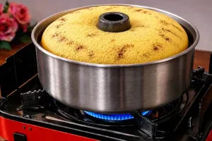 ساده ترین کیک بدون فر با گردو و دارچین/ نرم و خوشمزه برای عصرانه!