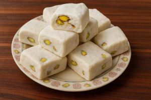 روش آسان تهیه گز آردی خانگی؛ شیرینی سنتی و خوشمزه با طعم بازاری