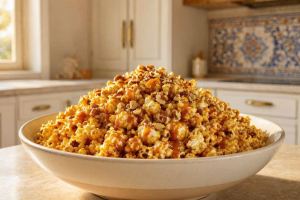 طرز تهیه کارامل ذرت خانگی خوشمزه و مقوی تنها در ۵ دقیقه مناسب عصرانه