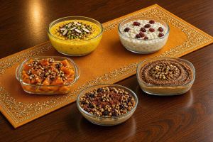 طرز تهیه ۵ دسر گرم برای هر سلیقه / از فرنی زعفرانی تا حلوا ارده ای