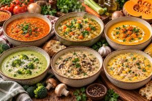طرز تهیه ۹ مدل سوپ مختلف برای کاهش وزن و لاغری