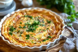 آموزش تهیه تارت تن ماهی با خمیر خانگی