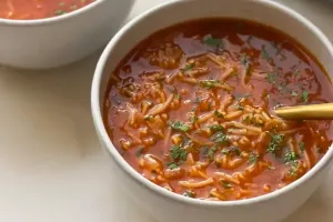 طرز تهیه سوپ دیوران اصیل ترکی با کوفته و نخود