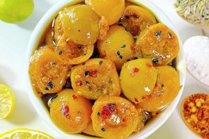 طرز تهیه ترشی لیمو ترش بلوچی (ترشی لیمو ایرانشهر)