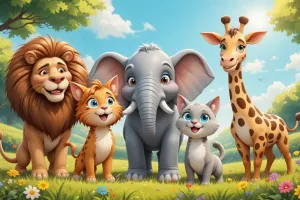 آموزش نام ۳۰ حیوان به انگلیسی با تلفظ و مثال برای کودکان