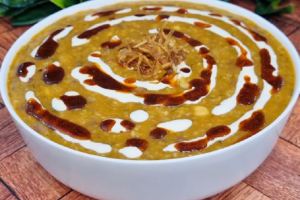 طرز تهیه ماشاوه افغانی خوشمزه و لعاب دار؛ آش ماش سنتی افغانستان