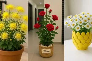 گلدان گل رومیزی شیک ۲۶ مدل خاص و مدرن برای دکور داخلی خانه