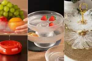 ظرف میوه شیشه ای ترند ۱۶ مدل شیک و کاربردی برای دکوراسیون آشپزخانه