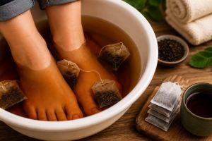 رفع بوی بد پا با چای کیسه ای؛ کافی است ۲۰ دقیقه این کار را انجام دهید