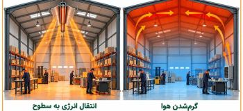 گرم کردن سوله و کارگاه؛ چه زمانی گرمایش تابشی اقتصادیتر است؟