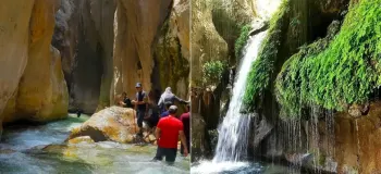 تنگه مهریان بویراحمد جاذبه طبیعی چهارفصل با امامزاده شاه حسن