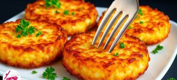طرز تهیه کوکو کدو سبز و سیب زمینی شکم پر با مغز پنیری