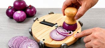 ساخت خردکن پیاز و سبزیجات با چوب و تیغه در خانه