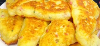 طرز تهیه پیراشکی سیب زمینی فوری فقط با ۱ عدد سیب زمینی