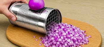 آموزش ساخت سالاد ساز دستی در خانه با قوطی حلبی