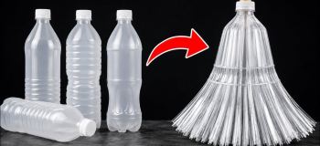 بطری های نوشابه را دور نیندازید! نحوه ساخت جارو با بطری پلاستیکی