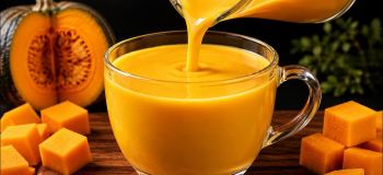 طرز تهیه شیر کدو خامه ای فقط با ۲ ترکیب اصلی