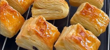 دستور تهیه خمیر هزارلا خانگی سریع با ۷۲ لایه ترد و پوک برای انواع شیرینی و دسر