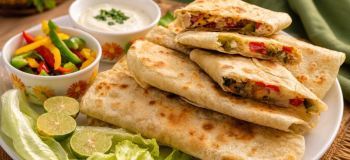 ایده شام فوری و کم هزینه با نان تورتیلا؛ آموزش ساندویچ رپ رستورانی