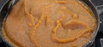 طرز تهیه حلوای ایرمیک خانگی با بافت گهواره ای و یکدست