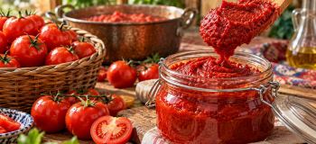 طرز تهیه رب گوجه فرنگی خانگی با مخلوط کن و صافی، با ماندگاری بالا