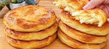 طرز تهیه فطیر لایه ای سریع و آسون با آرد سمولینا و کره حیوانی