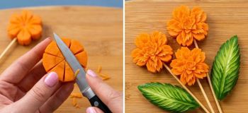 میوه آرایی در ۵ دقیقه؛ هنر تزیین میوه و سبزیجات برای پذیرایی لوکس