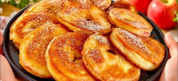 طرز تهیه شیرینی سیب تابه ای ۵ دقیقه ای و بدون نیاز به فر