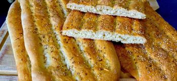 آسان ترین روش تهیه نان بربری خانگی با نیم کیلو آرد