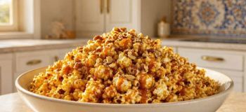 طرز تهیه کارامل ذرت خانگی خوشمزه و مقوی تنها در ۵ دقیقه مناسب عصرانه