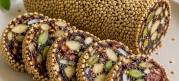 طرز تهیه رول خرمایی / یه میان وعده سالم ، سریع ، مقوی و انرژی زا
